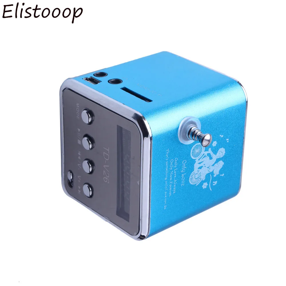 Цифровой портативный мини-радиоприемник Fm-радио с поддержкой SD/TF-карт для