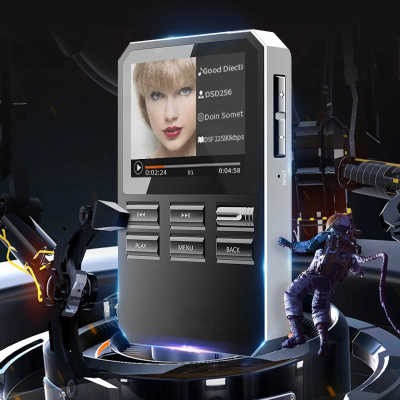 Shmci C4 HIFI портативный металлический MP3 профессиональный стерео без потерь TF
