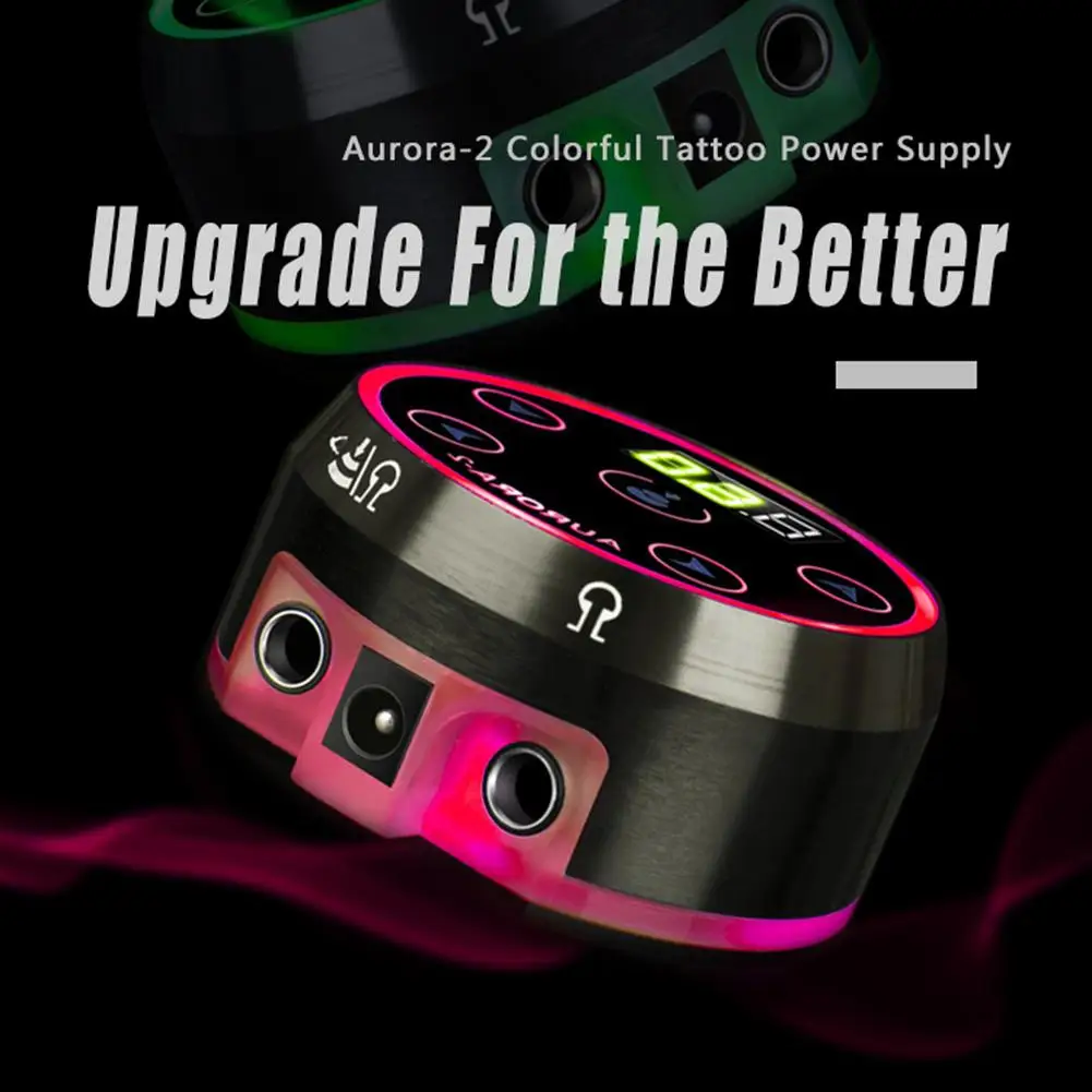 Блок питания для татуировок Pro Mini с ЖК-дисплеем и адаптером используемый педалей