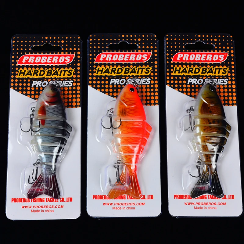 

10cm 15.5g Wobblers Pike Fishing Lures Artificial Multi Jointed Sections Artificial Hard Bait Trolling Pike Carp Fishing Tools