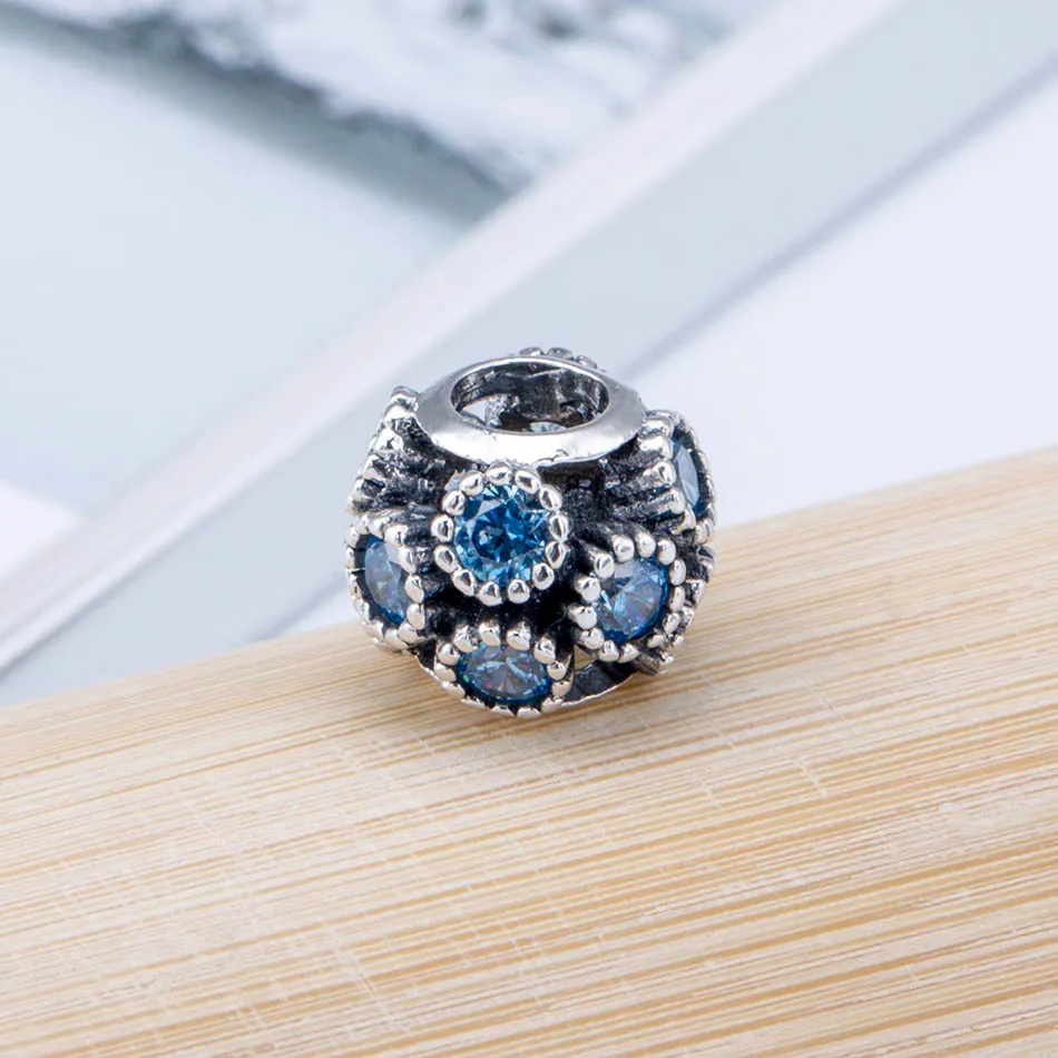 Аутентичные S925 бисера fit Pandora браслет с украшением в виде кристаллов магические