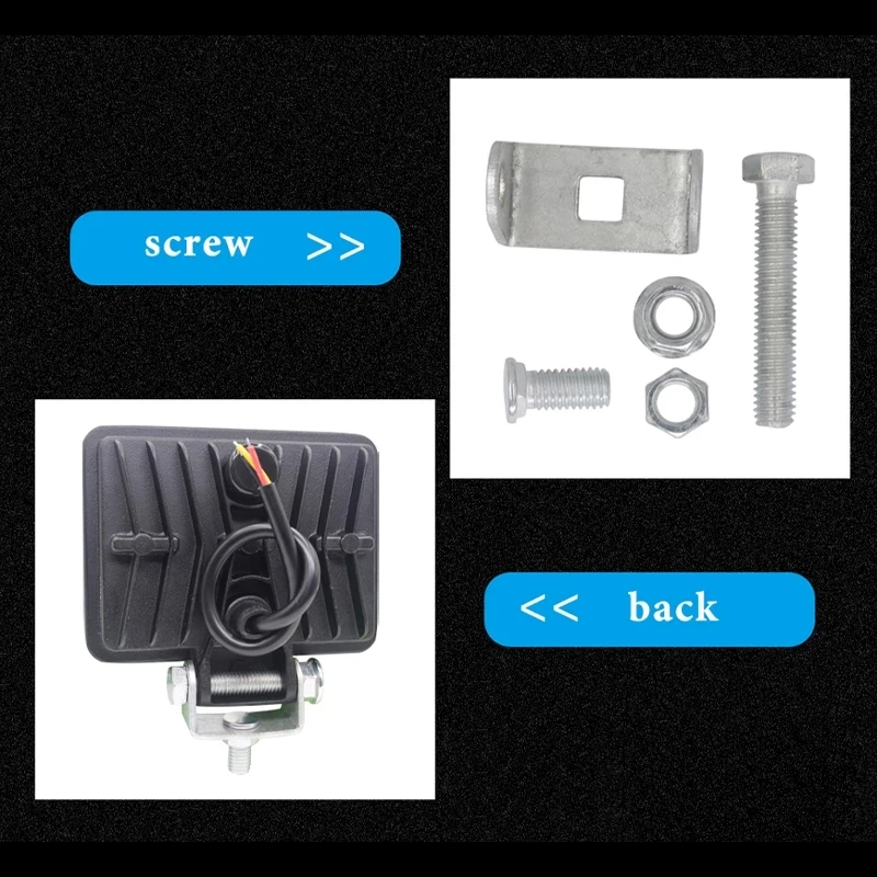 2 шт 12В 54 Вт Рабочий светильник светодиодный бар 3030 18SMD для седельный тягач SUV 4x4