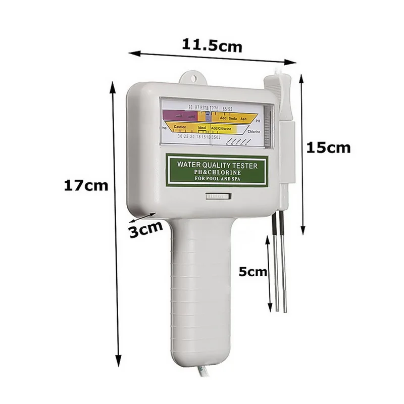 

PC-101 Chlorine Water PH Value White Tester Swimming Pool Water PH Quality Accuratly Test Monitor Instruments