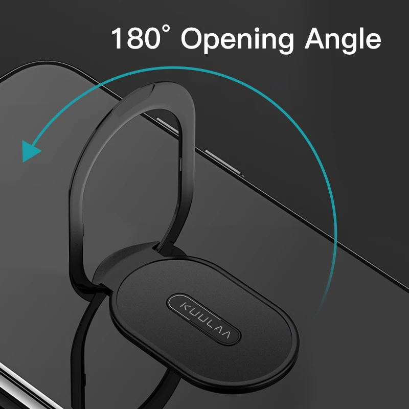 2021 New Finger Ring For Phone Car Holder Bracket Air Vent Mount Stand Supporto Smartphone Auto Samsung IPhone 12 Pro Houder | Мобильные