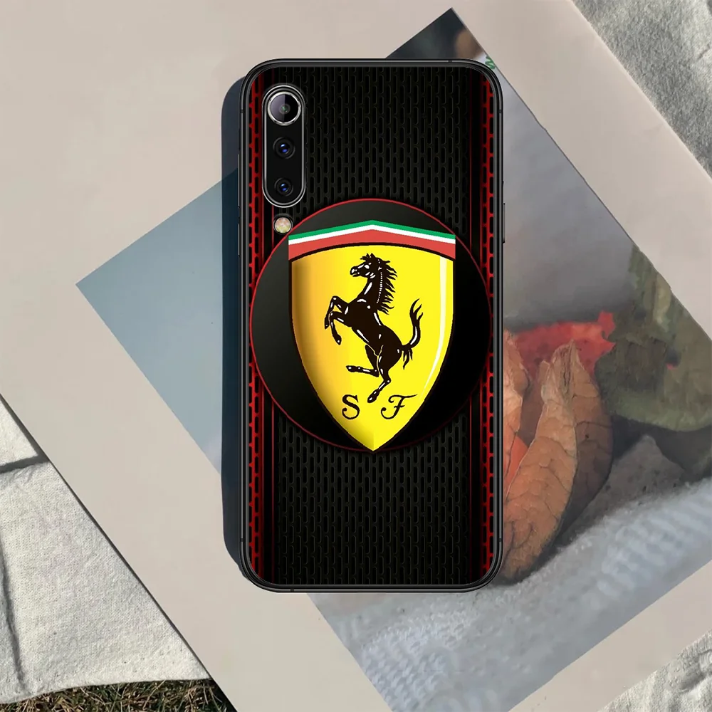 

Ferrari Sports car cool Phone case For Xiaomi Mi note 10 A3 9 MAX 3 A2 8 9 Lite Pro ultra black Etui Painting Coque Fashion