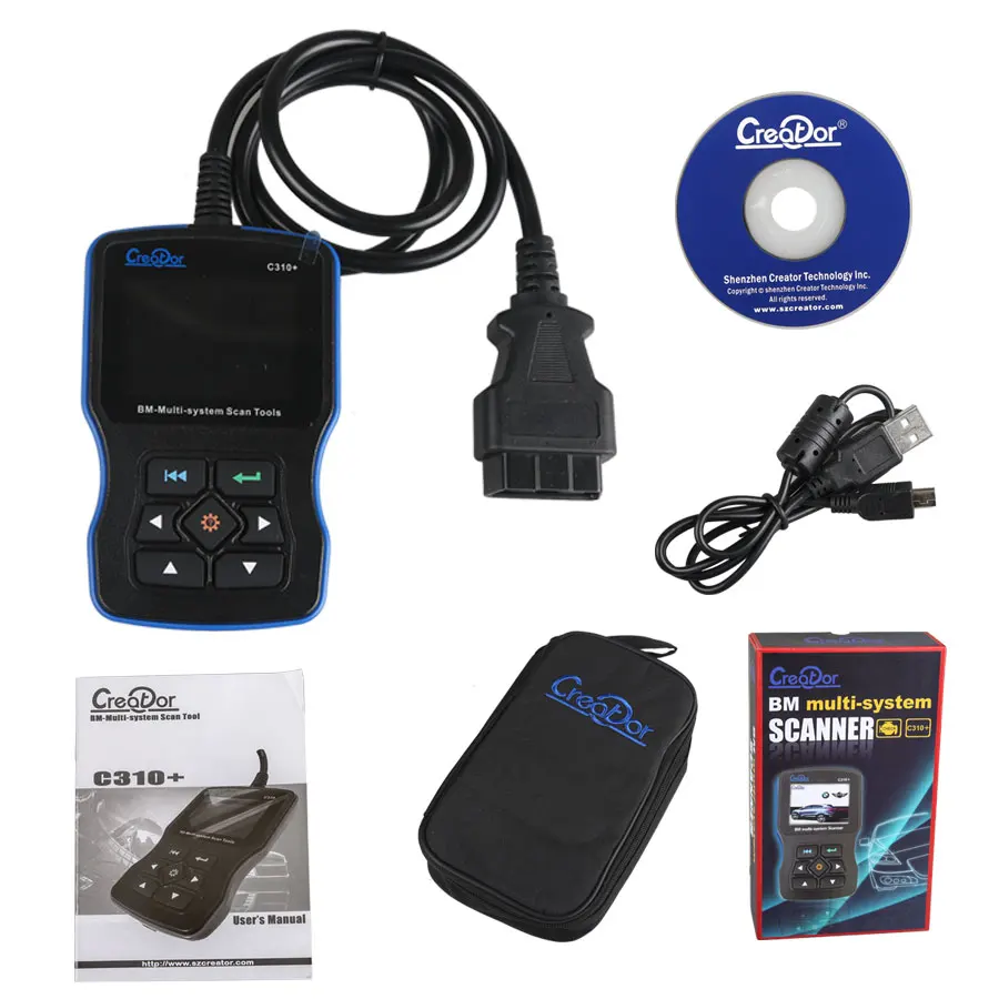 Creator C310+ for BMW Airbag/ABS/SRS e46 e90 e60 e39 All System Diagnostic Tool Creator C310+ Pro Oil Service Reset Code Reader