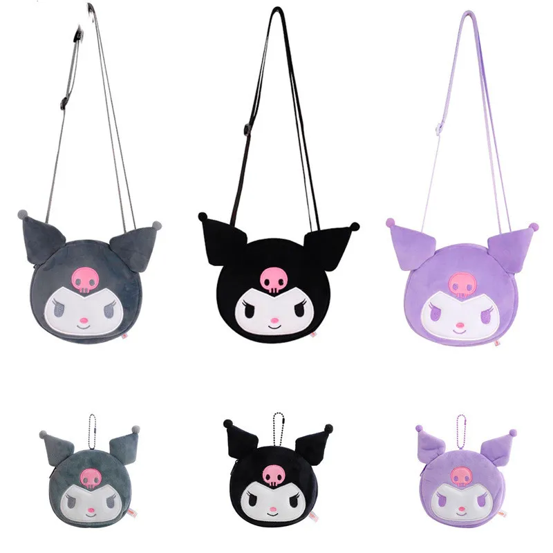 Сумка-мессенджер Kawali Kuromi мягкая плюшевая игрушка кошелек животное ручная сумка