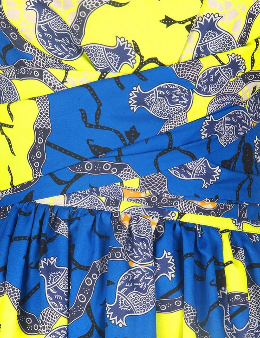 Fadzeco Summer African Dresses for Women New Fashion Robe Dashiki Dress Ethnic Print Backless Sexy African Dress