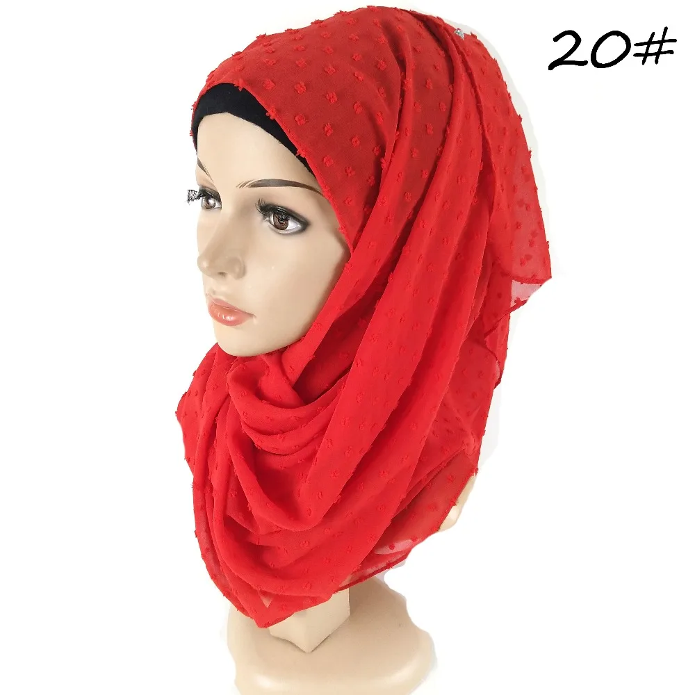 S87 10pcs High quality new chiffon material hijab scarf shawl women maxi wrap headband can choose colors