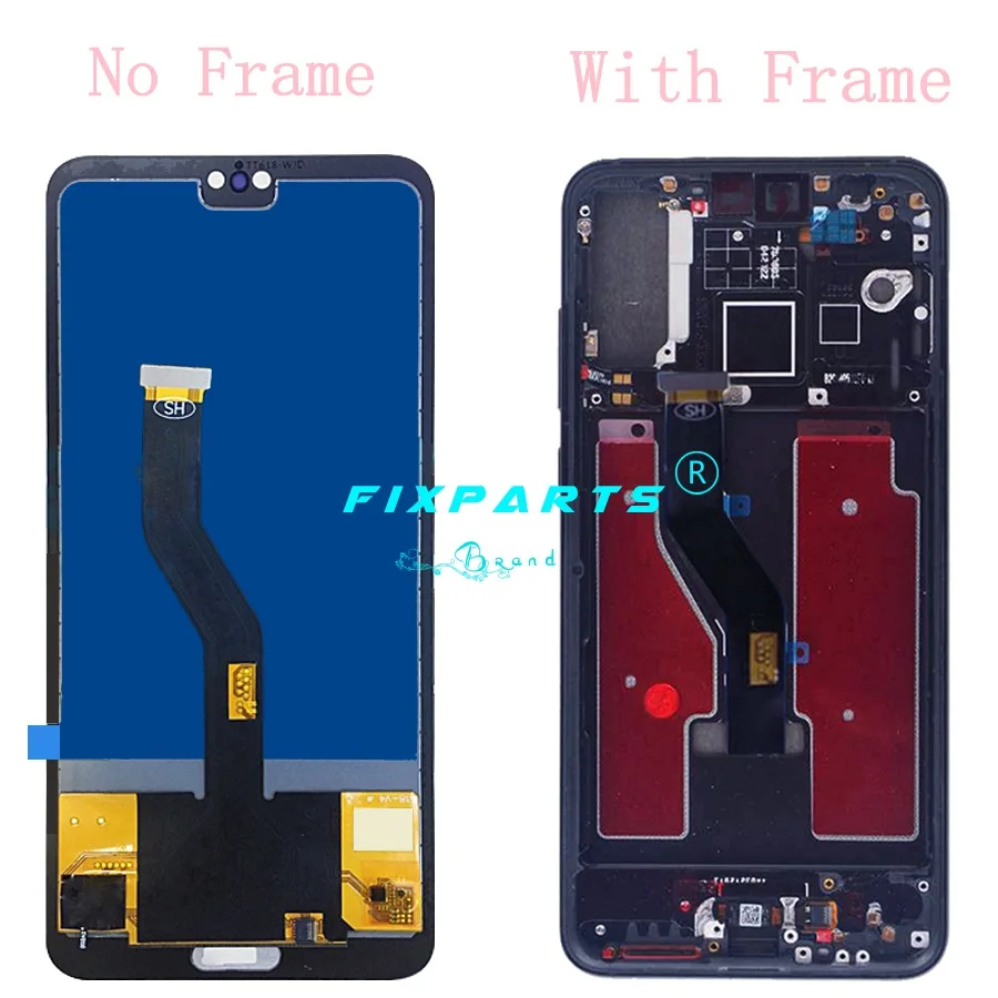 TFT LCD Display With frame for Huawei P20 Pro Touch Screen Digitizer Assembly 6.1" CLT-AL01 Huawei P20 Pro Screen P20 Plus LCD