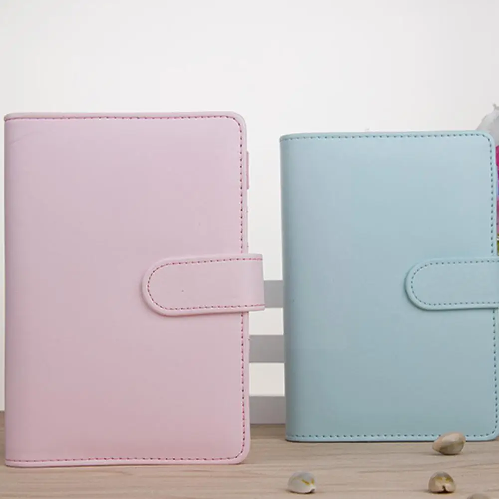 

2021 Notebook Diary Calendar Binder Simple Cute School Ledger Creative Macarons Notepad Loose-leaf Shell Planner Hand Noteb W7R5