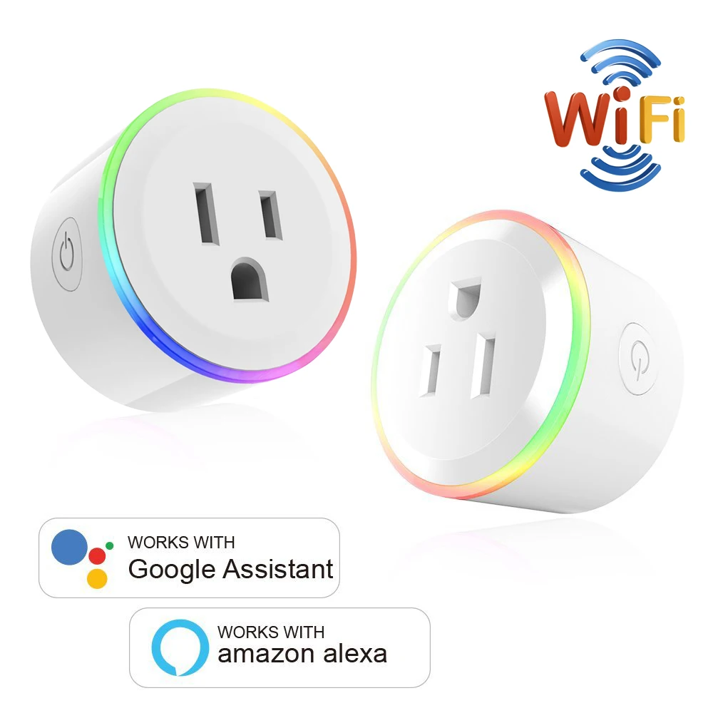 RGB Smart WiFi США штекер дистанционного переключателя Розетка питания 2G/3g/4G таймер