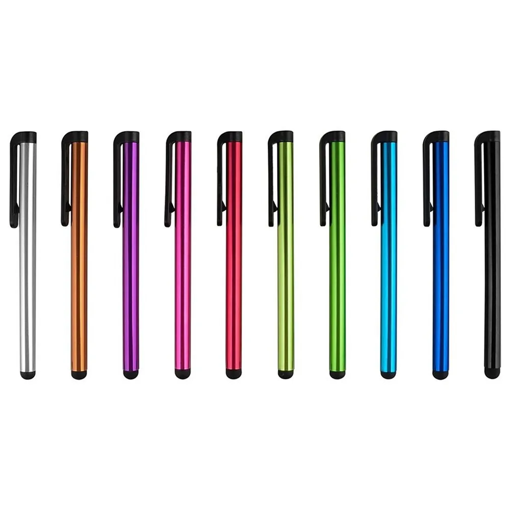 

10PCS Solid Color Universal Capacitive Stylus Touchscreen Pen For Tablet PC For Samsung For Ipad iPhone Tablet Touch Pens #BL5