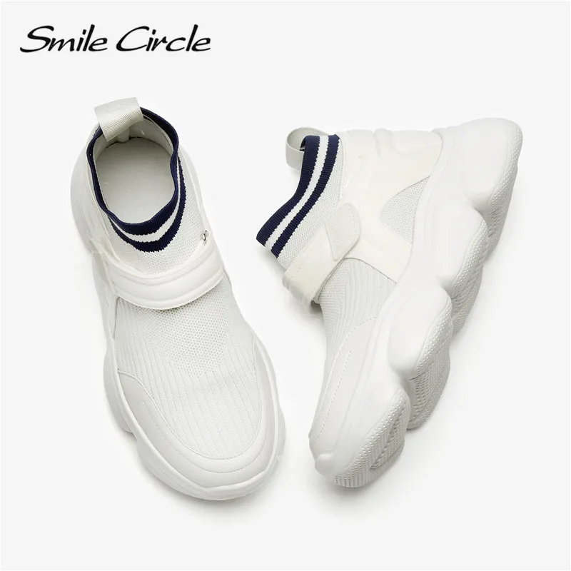 Женские кроссовки Smile Circle Легкие уличные на плоской платформе весну осень