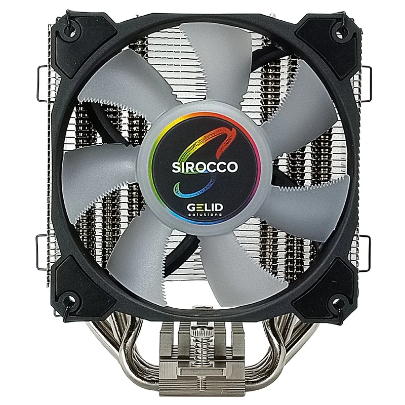 Тепловой трубчатый радиатор GELID SIROCCO 6 полностью никелированный rgb светильник