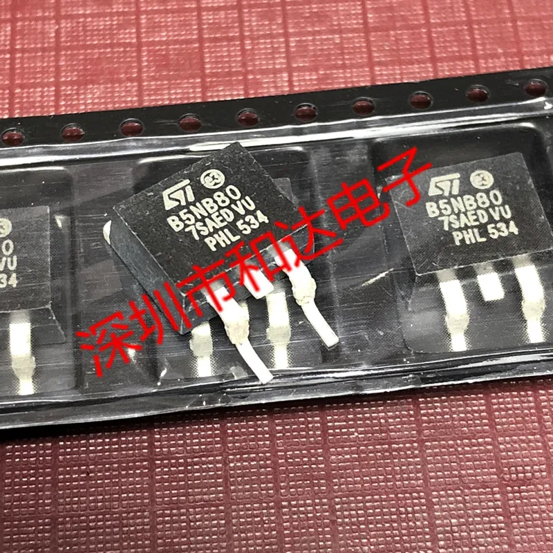 

5 шт. B5NB80 STB5NB80 TO-263
