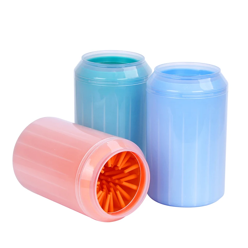 

Pet Dog Foot Cleaning Cup Paw Brush Clean Tool Washing Washer Outdoors Dog Foot Cleaner Feet Washer Portable Pet Foot Wash Tool