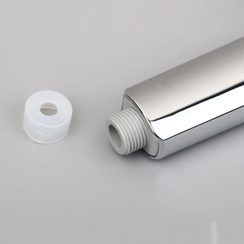 Серебряная душевая головка двойного назначения с гелем для душа аксессуары