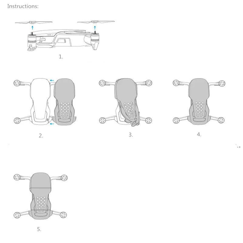 Mavic air drone кожаный силикон защитный чехол для DJI mavic air drone аксессуары