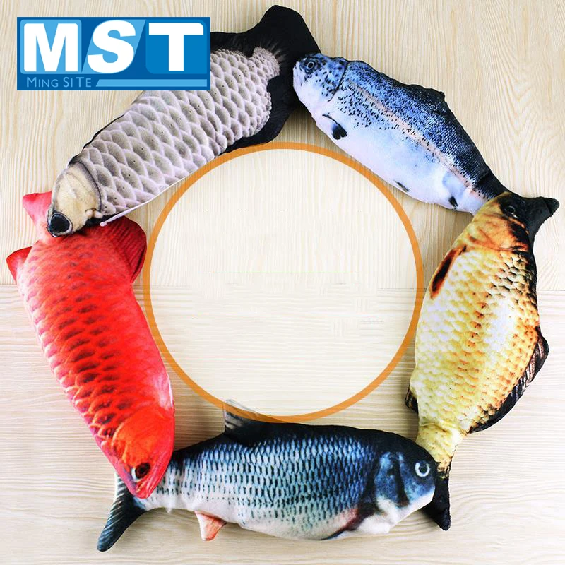 Моющиеся симуляционные качели рыба игрушка для кошки игра плюшевые игрушки