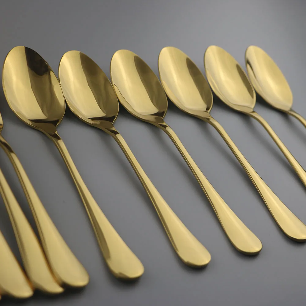 Набор столовых приборов из нержавеющей стали 304 24 шт. вилки ножи ложки черный и