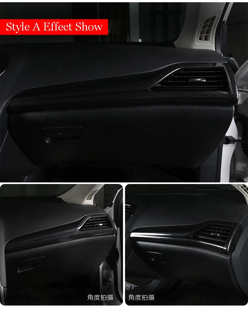 Для Ford Mondeo Fusion Sedan 2013- внутренняя верхняя Перчаточная коробка правая боковая крышка для воздуховода наклейка отделка автомобильные молдинги