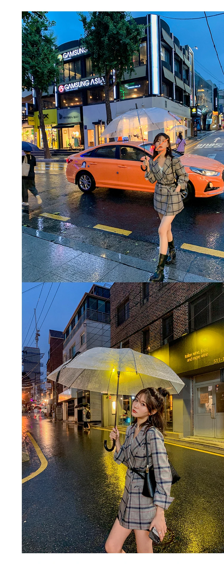 Women Winter Autumn Plaid Suit Jacket Female Coat Fashion Clothing Slim Blazer