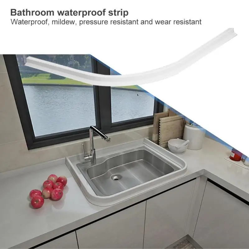

Bathroom Water Stopper Flood Barrier Dry Wet Rubber Dam Silicone Blocker Kitchen Separation Home Improve Household Accessories