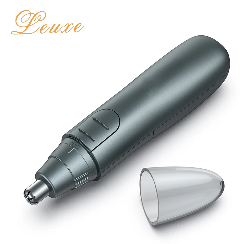 

Leuxe Nose Ear Trimmer Eyebrow Facial Cleaner Hair Removal Razor LED Light Electric Face Beard Shaving Safe Tool For Men Women