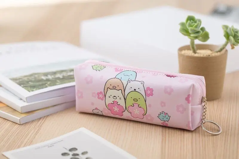 1 шт. милый пенал Sumikko gurashi для школы Большой Вместительный чехол карандашей