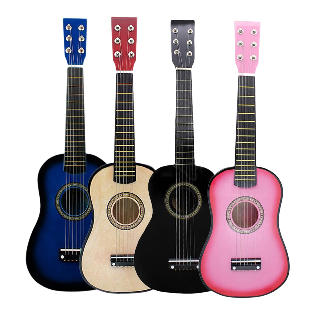 

Miniature 23" Wooden Acoustic Kid Hobbyist Music Lovers Practice Musical
