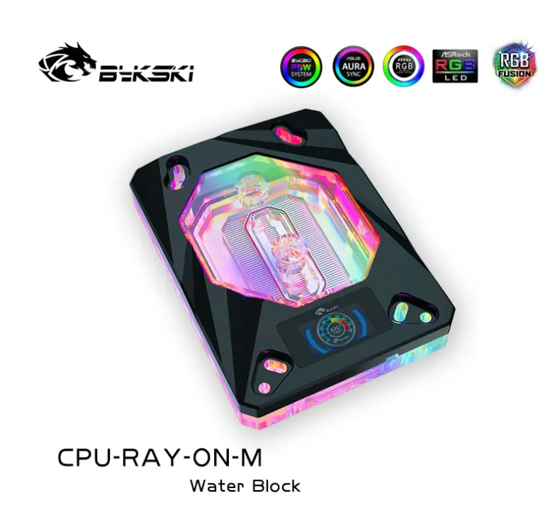 

Bykski CPU Water Block use for AMD RYZEN3000 AM3 AM3+ AM4 1950X TR4 X399 X570 Motherboard / Block with OLED Temperature Display