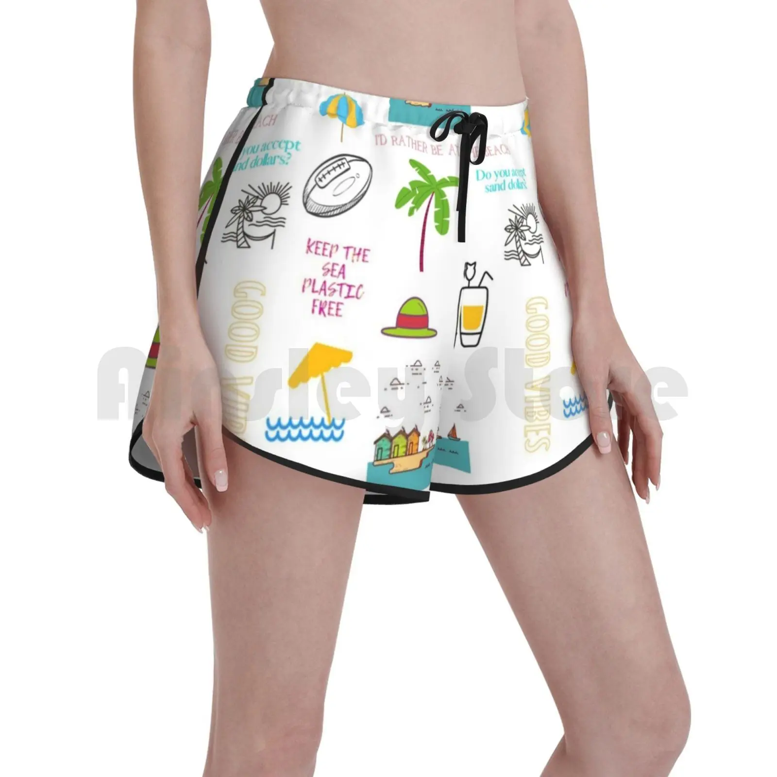 Пляжные гидро фляга наклейки 12 Плавание шорты пакет для пляжа Смешные Популярные