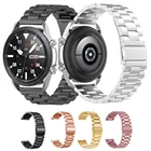 Ремешок металлический для Samsung Galaxy watch 3 4541 мм, браслет для смарт-часов Gear S3 ClassicFrontier