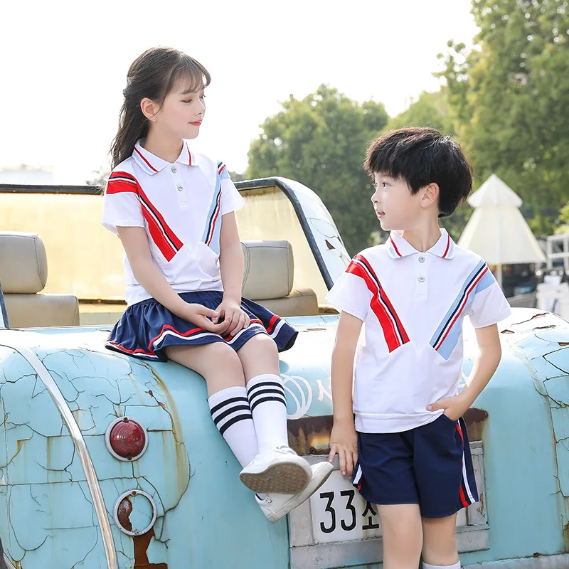 Униформа для учеников начальной школы хлопковая спортивная одежда униформа