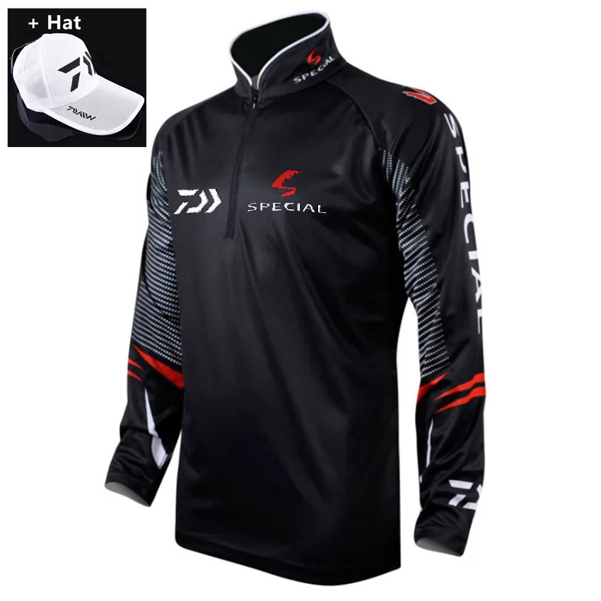 

Plus Size 5XL Fishing Clothing For Men Summer Breathable Quick Dry Sun UV Protection Sportswear Man Outdoor Fishing Shirts