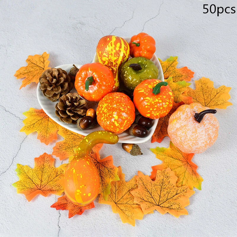 

50 шт., декоративная Тыква-тыква из пены