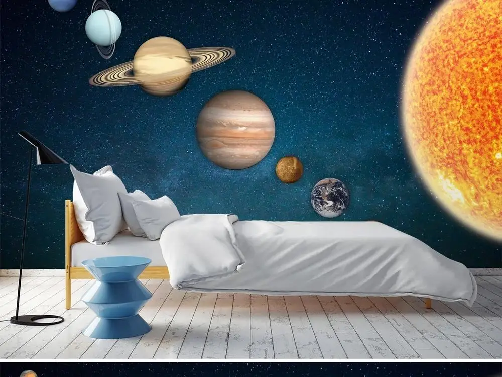 Объемные обои на заказ большие современные креативные с объемным рисунком