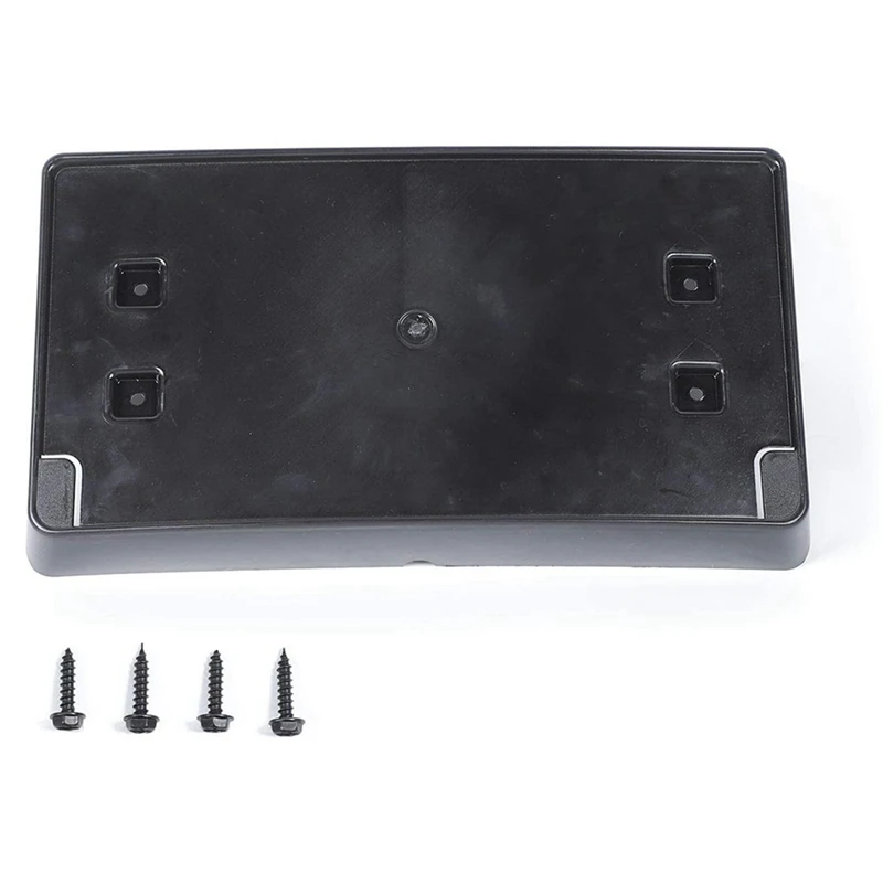 

For JL Front License Plate Mounting Bracket for 2018-2020 Jeep Wrangler JL JLU & Gladiator JT, ABS Black