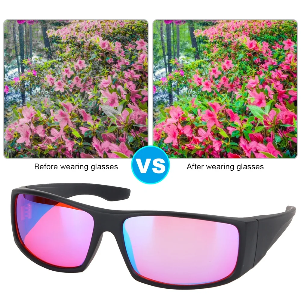 Очки для коррекции слепоты красного зеленого цвета мужчин и женщин |