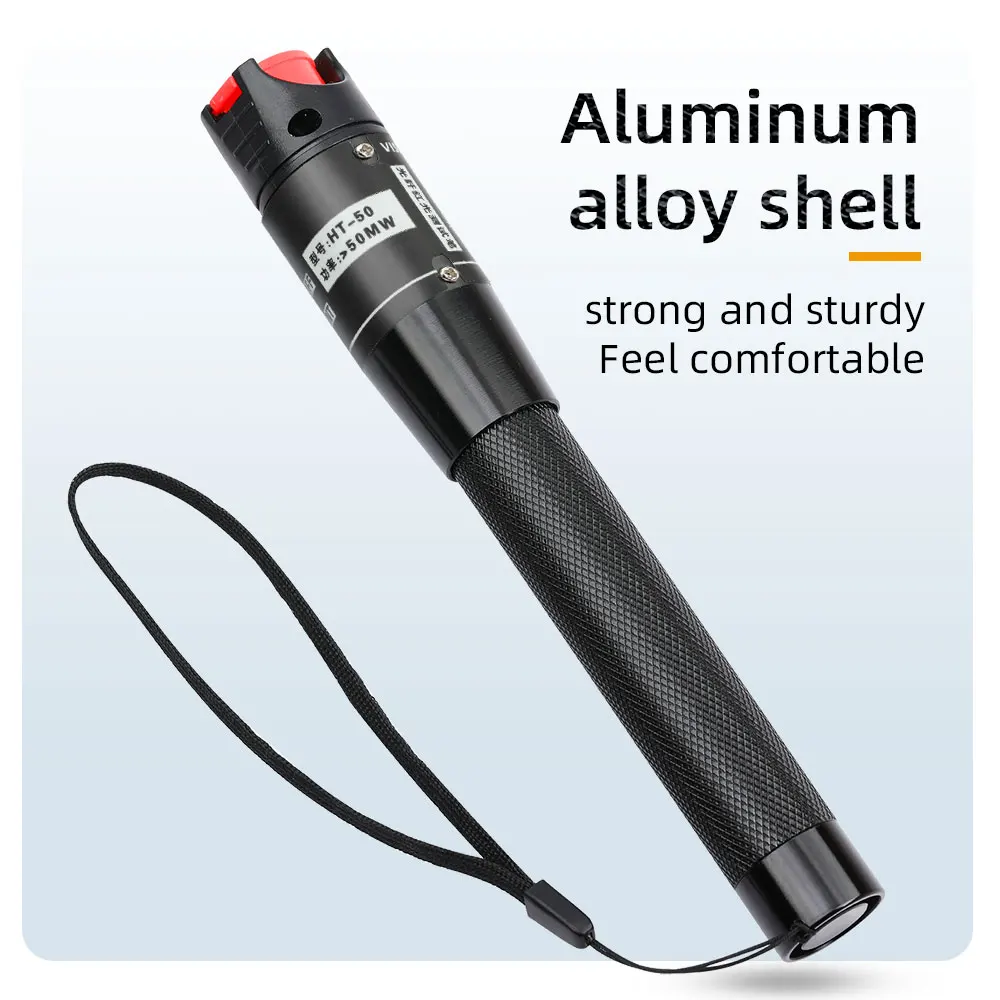 VLF  50MW Visual Fault Locator FTTH  Pen Type Fiber  Optic Cable Tester Tool