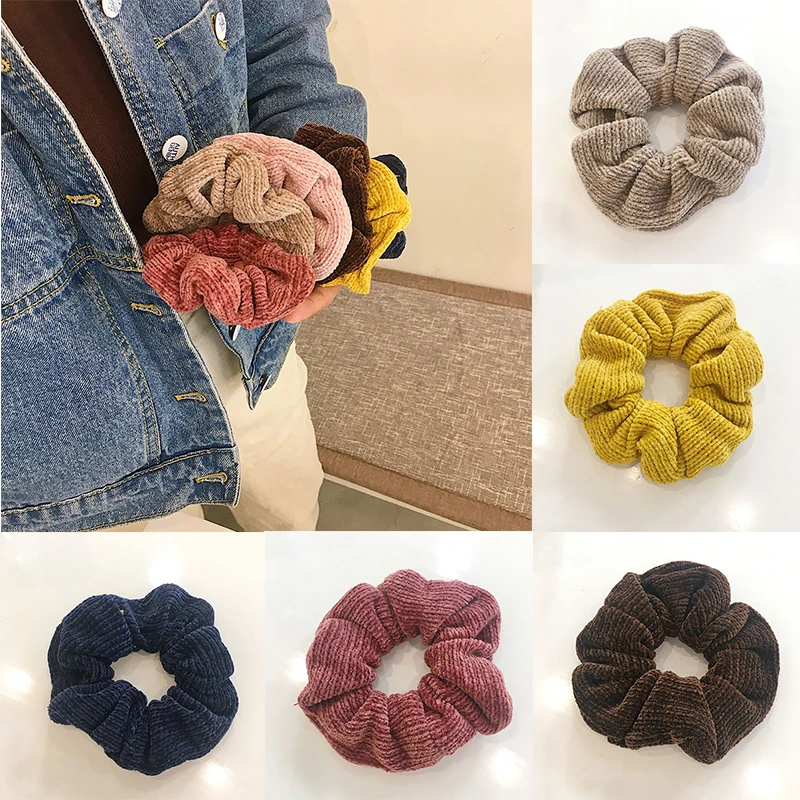 1 шт. бархатные резинки для волос в полоску| |