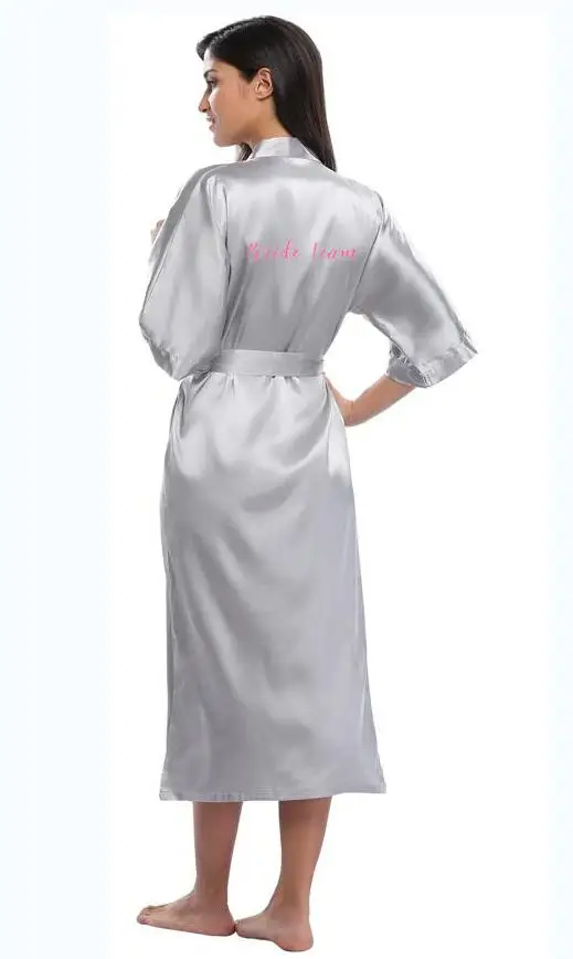 Женский Атласный халат Кимоно размера плюс из вискозы с поясом классическое