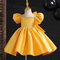baby girls princess dress toddler kids easter costume puff sleeve evening party gown teens children 2022 new year clothes 1 10y
