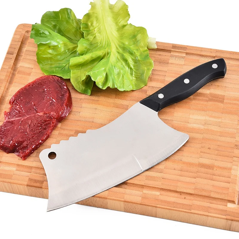 Нож шеф-повара из нержавеющей стали 7 5 дюйма с черным лезвием
