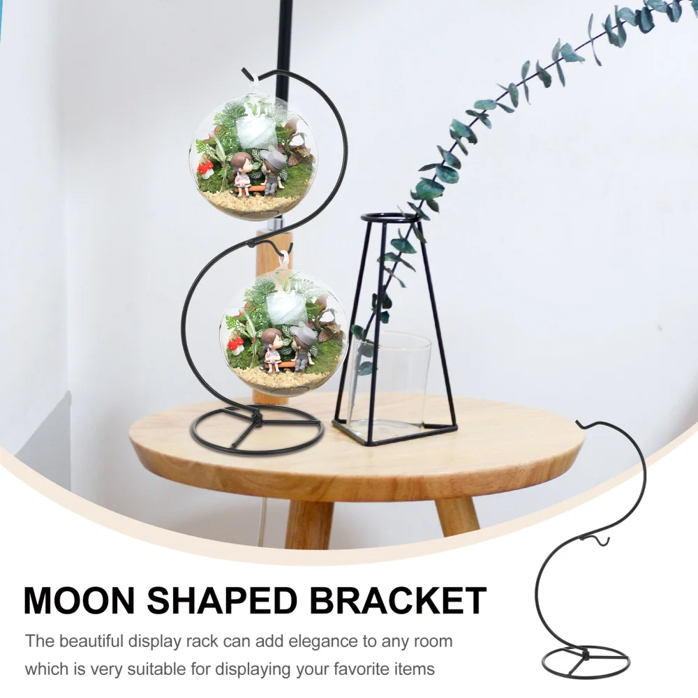 

1PC Creative Micro Landscaping Bottle Hook Iron Frame Hanging Rack Decoration