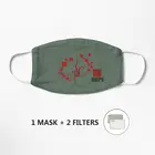 Маска Nagito Komaeda маска уличная маска многоразовая маска моющаяся маска для лица маска