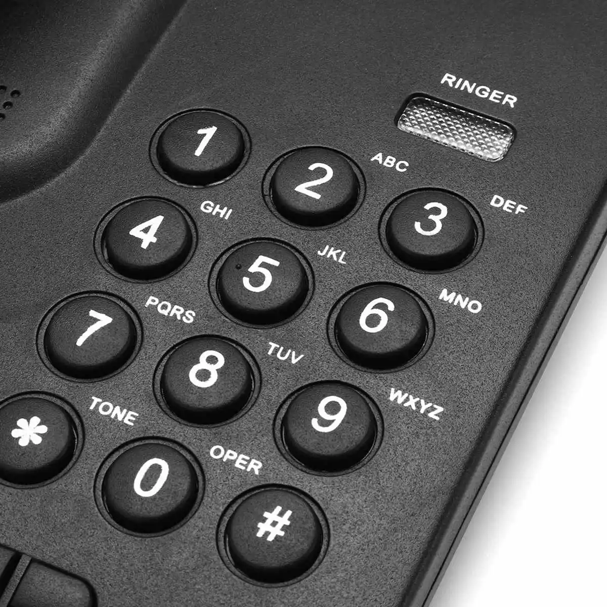 

White Black Desktop Home Wall Mount Office Corded Phone Telephone Home Hotel Wired Landline Telephone 12*19*7.5cm