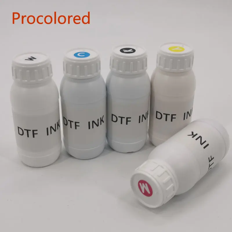 

Procolored DTF Ink 5*1000ml & 5*500ml Film Transfer Ink For DTF Direct Transfer Film Printer for Clothes Tshirt Printing