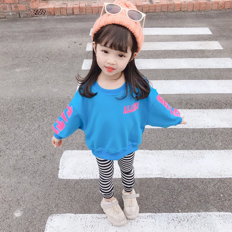 

Cheap Spring Autumn Children Clothes Baby Girls Coat+ Pants Kids Teenagers Tracksuit Sport Suits Outwear High Quality